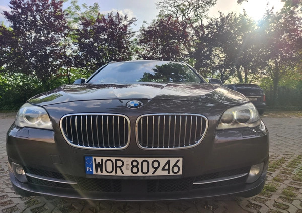 BMW Seria 5 cena 59900 przebieg: 216000, rok produkcji 2012 z Warszawa małe 497